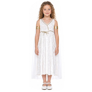 Disfraz de Diosa Griega para Niñas, Vestido de Atenea para Halloween con Capa y Brazaletes - Product Image 2