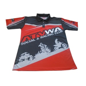 Tùy chỉnh đội ngũ của riêng bạn Pit Phi Hành Đoàn nhanh chóng khô Auto Racing Jersey tất cả thăng hoa tay áo ngắn xe máy mechanician Racing Shirts - Product Image 5