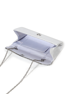 Bolso de Noche Elegante y Brillante con Forma de Sobre Cuadrado de Lujo, Bolso de Mano con Cadena para Mujer, para Fiestas, Bodas, de Alta Gama - Product Image 6