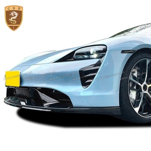 Kit Carrozzeria in Fibra di Carbonio 3K Twill Weave Stile Te-chart, Diffusore Anteriore e Alettone Posteriore per <span class=keywords><strong>Porsche</strong></span> <span class=keywords><strong>Taycan</strong></span> - Product Image 3