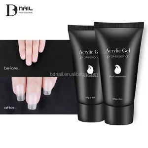 Clear And Transparent Gel Polish Rubber Base Uv Gel Top Coat For Nails