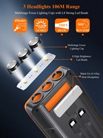 Batterie externe solaire haute capacité 38800 mAh avec chargeur sans fil, câbles intégrés, charge rapide 20W, lampe torche et design portable