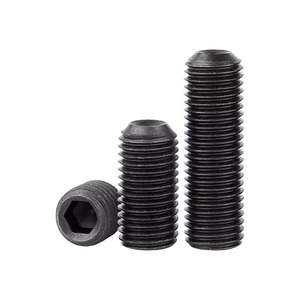 Socket Headless Set Screw M4 M5 M6 M7 12.9 Grade Metric Fine Thread DIN 916-1980 Construction Industry - Product Image 1