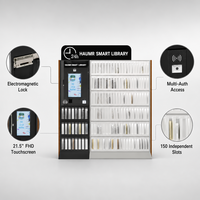 Perpustakaan HAUMR memiliki Loker RemoteLocker LibCabinet dengan Layar Sentuh 21,5 inci, Kios Pengembalian Buku Layanan Mandiri HF untuk Umum