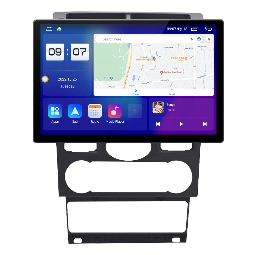 Автомобильный мультимедийный экран 13,1 дюйма 2DIN QLED 1920*1200 android 12 4g для Ford Mondeo 3 2000-2007 Стерео GPS