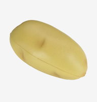Jouets anti-stress publicitaires en forme de pomme de terre, avec logo personnalisé, cadeau promotionnel, balles à presser pour soulager le stress, nouveauté douce pour le bureau