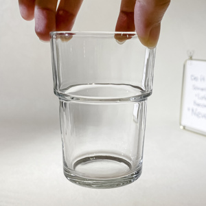 Clásico Claro Logotipo personalizado Apilable Jugo Soda Vasos de vidrio Hielo American <span class=keywords><strong>Cup</strong></span> Vasos Agua Tazas de café - Product Image 2