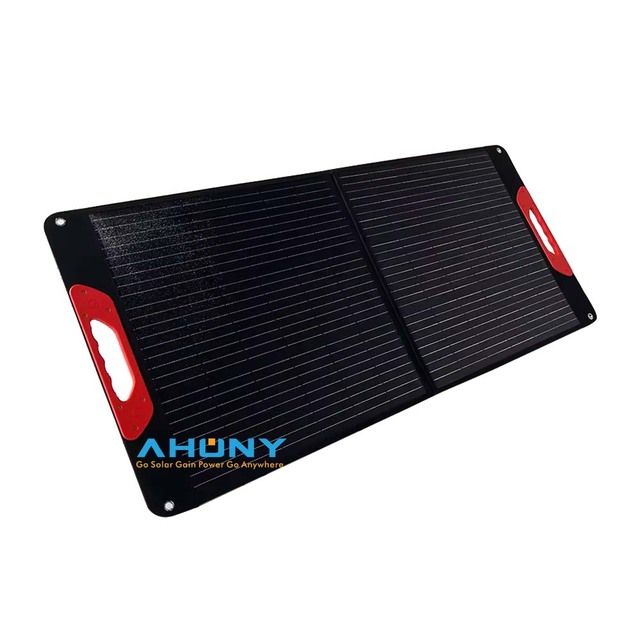 100W Ultralight Portable&Foldable Solar Panel Kit High Efficiency & Durable Waterproof for Camping Car & Mobile Phone Pad Use
