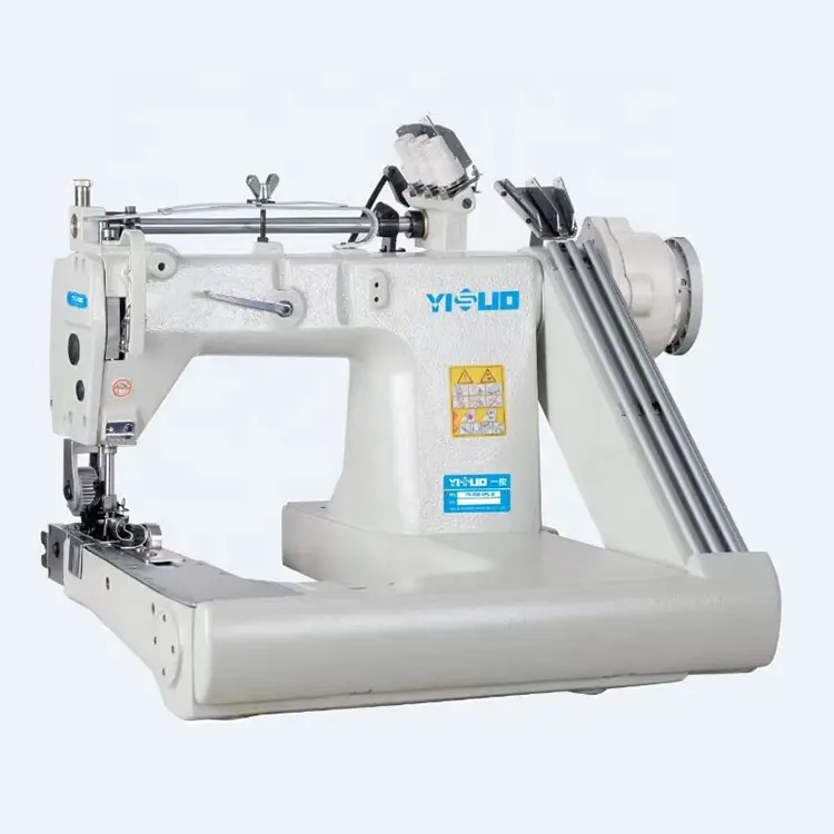 YS-928-2PL-D Direct High Speed 3 Needle 2 Puller Feed Off The Arm Chain Stitch Sewing Machine For Thick Material Jeans
