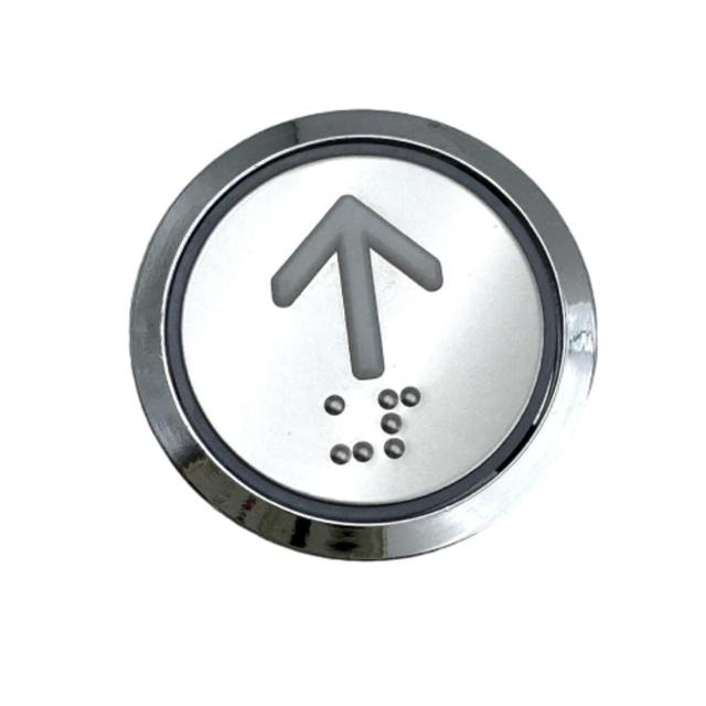 Stainless Steel Elevator Push Button Customizable Braille Illuminated Elevator Button WR-EPB36