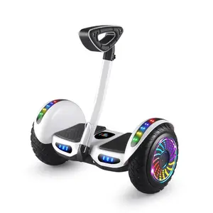 36V Hot Sales 10 inch light motor hoverboard with handle electric 2 wheel Balance Scooter smart balancing leg control diversion