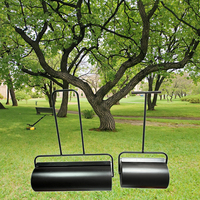 Giantools GT106 Aérateur de pelouse à pointes en acier robuste certifié GS 7,7 kg Machine à rouler la pelouse pour la cour, le sol, le gazon