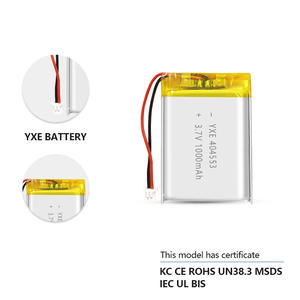 Yxe แบตเตอรี่ลิเธียมระดับมืออาชีพขนาด3.7โวลต์/1000มิลลิแอมป์ต่อชั่วโมงสำหรับอุปกรณ์อิเล็กทรอนิกส์สำหรับผู้บริโภค - Product Image 4