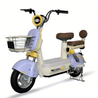 Vélo électrique Holladay 500W 48V avec moteur à moyeu arrière, tableau de bord numérique à 3 vitesses pour les trajets urbains des femmes