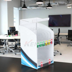 Thiết kế hiện đại Acrylic điện thoại di động sạc truy cập Hiển thị Máy tính để bàn Acrylic Cáp USB tủ trưng bày cho cửa hàng - Product Image 6