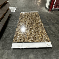 Panneaux muraux 3D en PVC à vente chaude, impression 3D, feuille de marbre UV, panneaux UV, feuille de marbre en plastique PVC, vente de panneaux UV