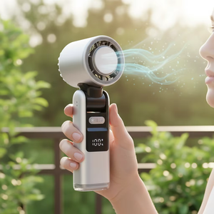 Bulk LED Digital Display Turbo Fan 2400mAh 100 Speeds Adjustable Handheld Fan Electric Portable Personal Mini Fan for Outdoor - Product Image 1