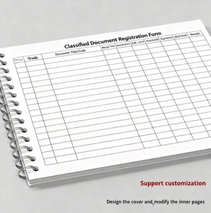 Libro <span class=keywords><strong>de</strong></span> Registro <span class=keywords><strong>de</strong></span> Tareas Personalizado, Especial para Recepción <span class=keywords><strong>de</strong></span> Hotel, Caja, Farmacia, Cinta Adhesiva <span class=keywords><strong>de</strong></span> Doble Cara, Libro Confidencial - Product Image 3