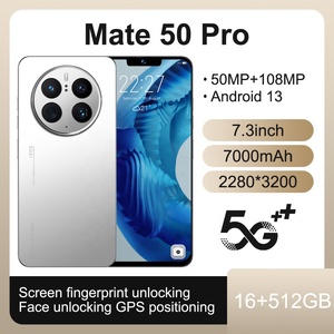 Nhà Máy Giá Mate50 Pro Mở Khóa Dual Sim 16GB + 512GB Giá Rẻ Điện Thoại Thông Minh 7.3 Inch <span class=keywords><strong>Android</strong></span> 12 Dual Sim Thẻ Di Động Điện Thoại Thông Minh - Product Image 3