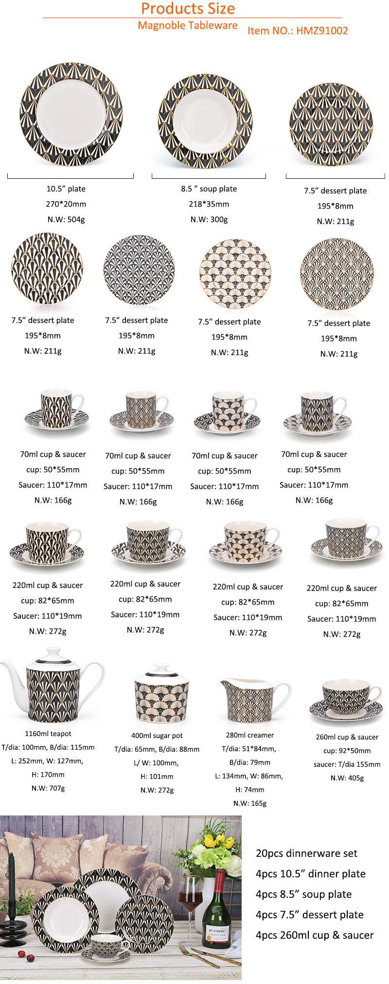YBK Tech - Tazza da tè in porcellana Bone China, per casa