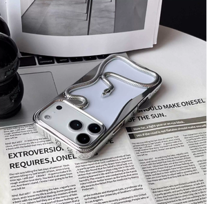 Nouveau populaire étui de téléphone portable en forme de <span class=keywords><strong>serpent</strong></span> évidé anti-chute électrolytique pour <span class=keywords><strong>IPhone</strong></span> 17 16 15 Pro Max 15 14 13 12 <span class=keywords><strong>11</strong></span> Pro - Product Image 5