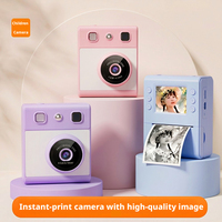 Cámara Infantil con Pantalla IPS de 2.4 Pulgadas, Impresión Térmica, Reproductor MP3, Grabadora de Video HD Multifunción, Regalo para Niños
