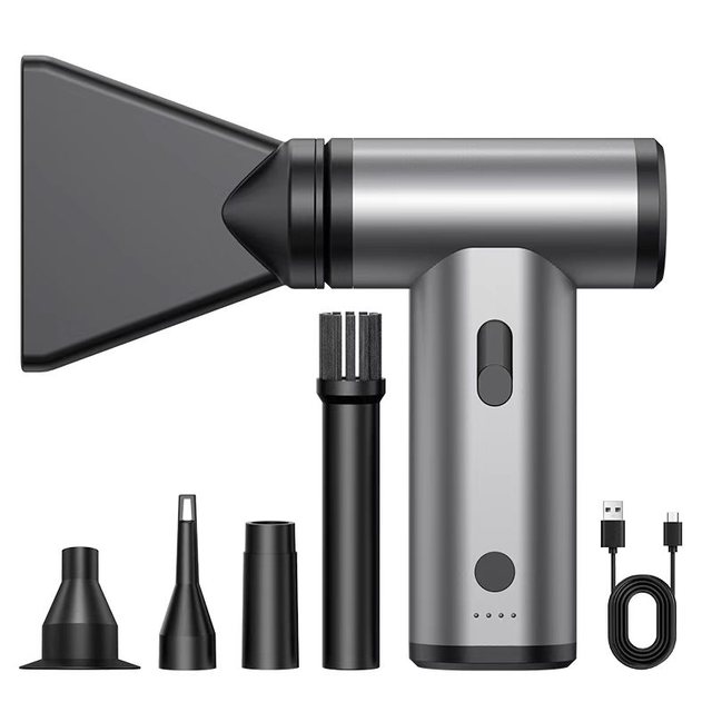 Wireless Electric Duster Cleaner Multi-functional Air duster Gun Mini  Turbo Jet Fan Computer Cleaning Compressed air duster