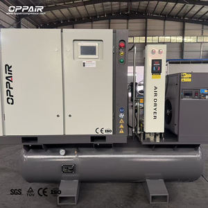 أفضل سعر عالي الجودة 5 في 1 15 كيلو وات 22 كيلو وات ليزر مساءً ضاغط هواء لولبي VSD 20 حصان 30 حصان 16 بار 1.2 م 3/دقيقة مع مجفف معياري - Product Image 1