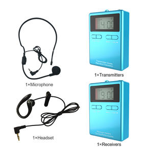 Sistema de Guía Turística Inalámbrico UHF RC8860 de 20 Canales con Alcance de 180 m, Batería de Litio Integrada, Equipo para Visitas Guiadas por Radio, Mercado Italiano - Product Image 5