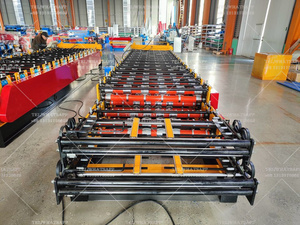 Metal Building <strong>Roof</strong> Sheet Roll Forming <strong>Machine</strong> Double Layer Iron <strong>Roof</strong> <strong>Making</strong> <strong>Machine</strong> - Product Image 3