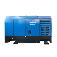 Liutech LUY310-25 25bar compresseur d'air à vis mobile 295kw moteur diesel lubrifié 1095cfm volume d'air le plus fort 24v tension
