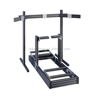 Profil en alliage d'aluminium 4080 anodisé argent noir personnalisé 40X80mm, cadre de simulateur de course automobile en aluminium, cockpit de course automobile