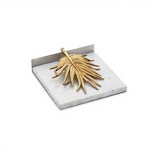 Porte-mouchoirs en acier inoxydable et laiton, taille personnalisée, forme carrée, de qualité supérieure - Product Image 1