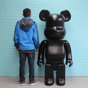 Großhandel Harz Handwerk Geschenk Cartoon Skulptur Große Bär Ziegel Statue Home Decor Home Decor Bär Ziegel - Product Image 2