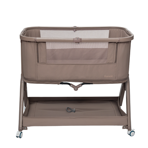 Culla Pieghevole Premium da Comodino con Funzione Dondolo e Set <span class=keywords><strong>Completo</strong></span> di Biancheria per Neonati - Product Image 2
