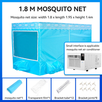 Mosquitera Portátil para Tienda de Campaña con Conexión de Aire Acondicionado, Solo Refrigeración Eléctrica para Autos, Casas Rodantes, Garajes, Nuevo