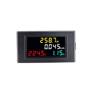 Compteur de puissance CA AC40-300V 100A voltmètre numérique ampèremètre couleur panneau d'affichage LCD <span class=keywords><strong>Watt</strong></span> moniteur d'énergie active pour l'énergie - Product Image 2