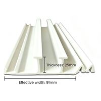 Profil en bande PVC-U pour la réparation des tuyaux d'égout souterrains enroulés en spirale, service de conseil technique complet
