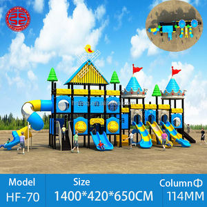 เครื่องเล่นสนามกลางแจ้งขนาดใหญ่ LIMEIQI ทนทานต่อรังสียูวี สไลเดอร์สำหรับเด็ก สนามเด็กเล่นกลางแจ้ง สำหรับโรงเรียนอนุบาล มีจำหน่าย - Product Image 5