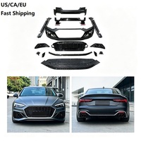 Kits de pare-chocs avant et arrière pour Audi A5 S5 B9.5 2020-2025, style RS5, kits de carrosserie complets avec calandre et diffuseur, pour voitures 2020-2024 A5 S5.