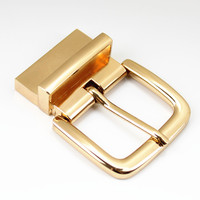 Boucle de ceinture à clip en alliage de zinc plaqué or pour ceinture en cuir 36 mm pour homme MX MX-239