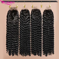 Perruques frontales en dentelle complète 13x6 pré-épilées pour femmes noires, perruques 360 en dentelle à ondulations profondes lâches, fournisseur de perruques frontales en dentelle HD transparente