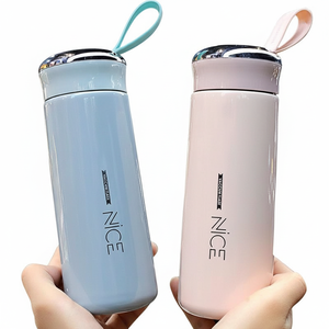 Bouteille d'Eau de Sport Extérieur Écologique Personnalisable en Verre pour Enfants, Motif Mignon, Cadeau Idéal Garanti 100% Rapide - Product Image 1