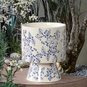 Maceta de Cerámica de Porcelana Azul y Blanca de Estilo Chino Clásico, Ecológica, Universal, para Orquídeas Phalaenopsis, Decoración del Hogar - Product Image 3