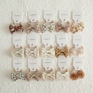 Elastici per capelli da bambina con fiore e fiocco, fermacoda elastici per bambine, elastici per coda di cavallo e ciocche - Product Image 1