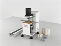 Machine de perçage à double trou HONKI pour rails inférieurs de stores en aluminium et en fer, équipement de poinçonnage précis à commande au pied