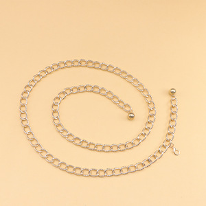 สร้อยคาดเอวเงินทิเบตพร้อมจี้รูปทรงกลม สไตล์ฮิปฮอป สร้อยคล้องตัวสำหรับผู้หญิง เครื่องประดับสำหรับใส่ทุกวัน - Product Image 6