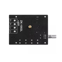 ZK-1002L 100Wx2 DC 12V 24V Mini BT 5.0 Audio nirkabel papan Amplifier Digital modul Amplifier Stereo