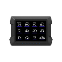 P22 Neuester digitaler Kilometer zähler Sicherheits alarm Wasser-und Öl temperatur U/min OBD2 GPS-Neigung anzeige anzeige Auto HUD Smart Gauge