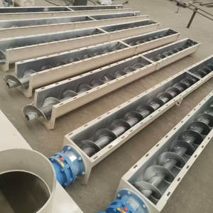 Transportador <span class=keywords><strong>de</strong></span> <span class=keywords><strong>Tornillo</strong></span> Doble TDLXU330-5 con Tolva Alimentadora <span class=keywords><strong>de</strong></span> Grano Sólido y Cuchilla <span class=keywords><strong>Sin</strong></span> <span class=keywords><strong>Fin</strong></span> en Forma <span class=keywords><strong>de</strong></span> U - Product Image 4